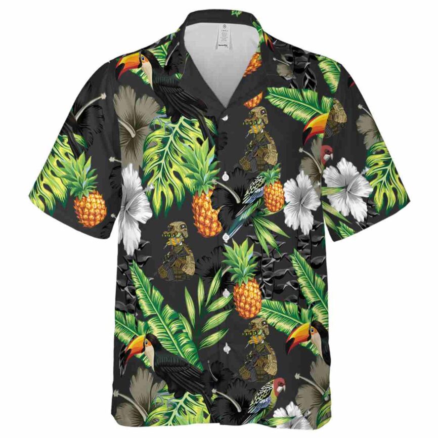Tactical Leafy Toucan Hawaiian Shirt Fashion forward
