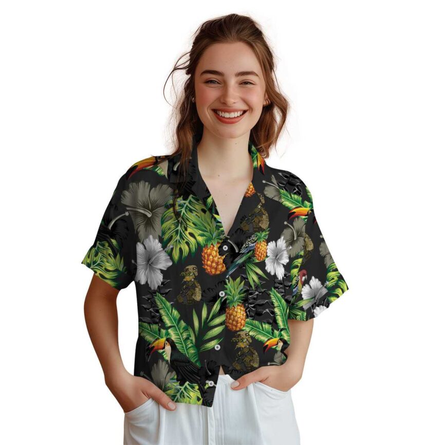 Tactical Leafy Toucan Hawaiian Shirt Top rated