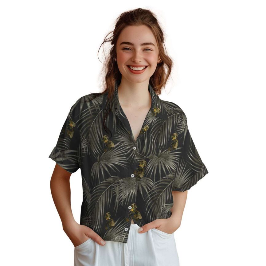 Tactical Palm Frond Hawaiian Shirt Top rated