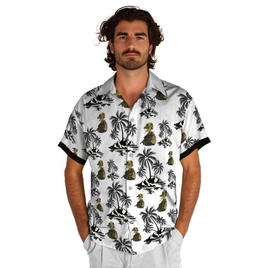 Tactical Palm Island Graphic Hawaiian Shirt New Arrival