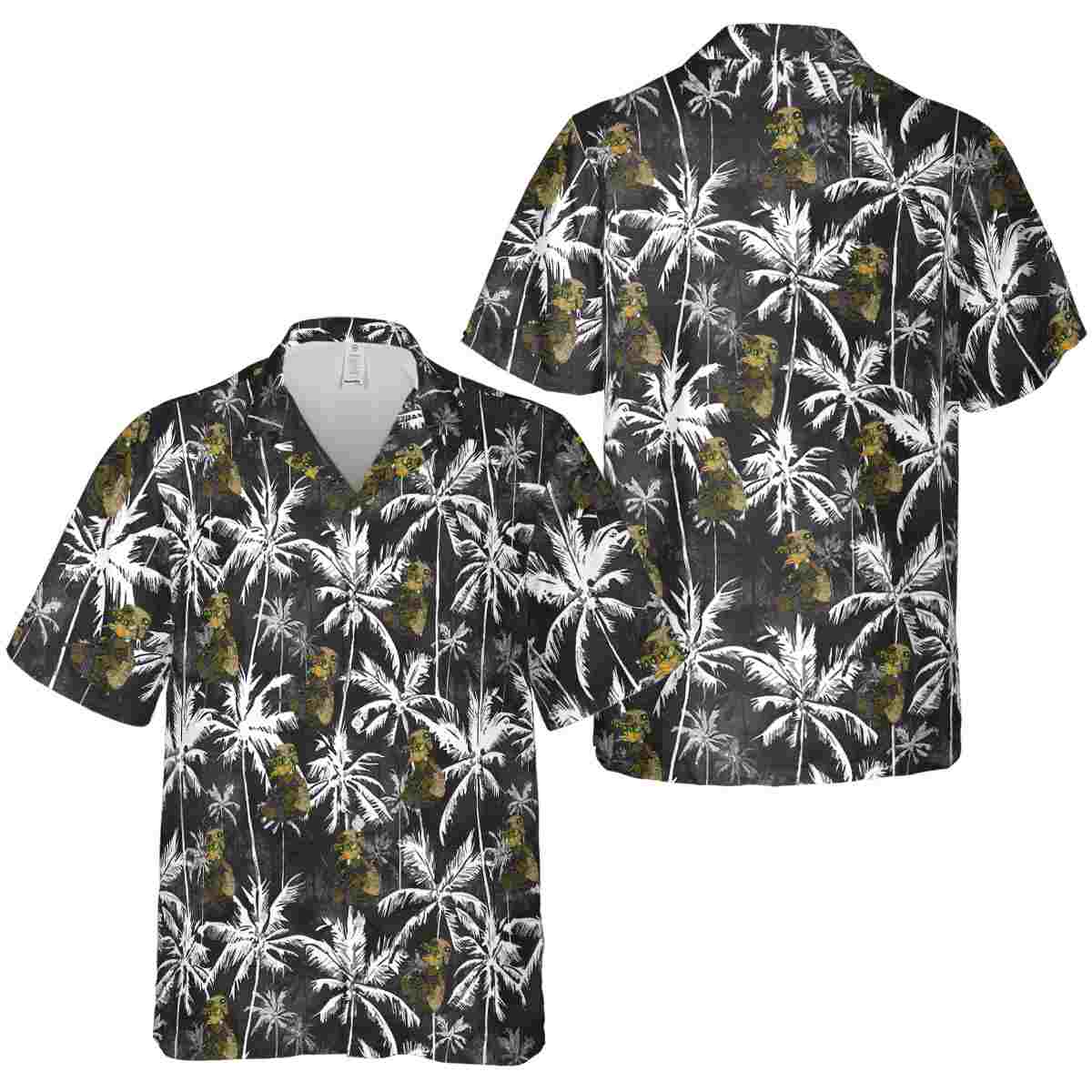 Tactical Palm Themed Hawaiian Shirt Premium grade Tactical Palm Themed Hawaiian Shirt Premium grade