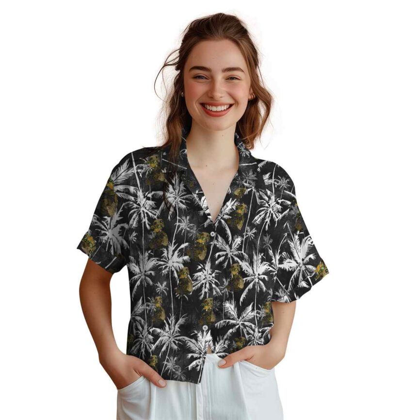 Tactical Palm Themed Hawaiian Shirt Top rated