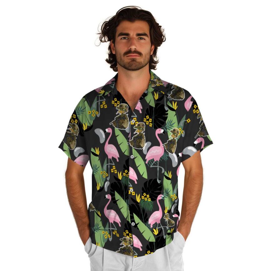 Tactical Pink Flamingo Hawaiian Shirt New Arrival