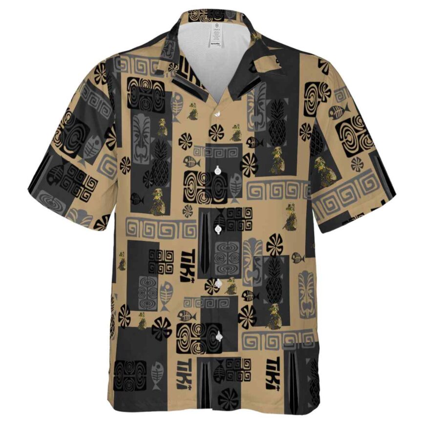 Tactical Tiki Motifs Hawaiian Shirt Fashion forward