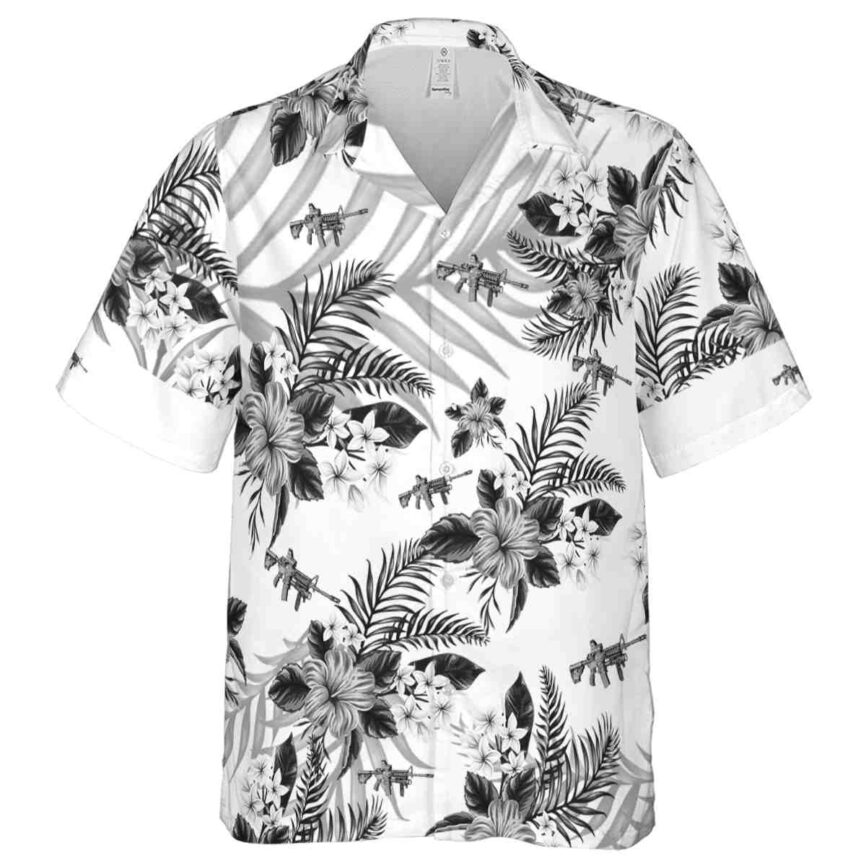 Tactical Tropical Blossom Hawaiian Shirt Fashion forward