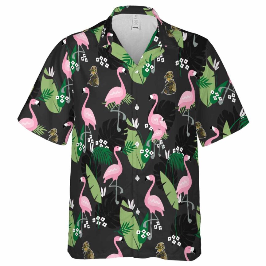 Tactical Tropical Flamingo Hawaiian Shirt Fashion forward