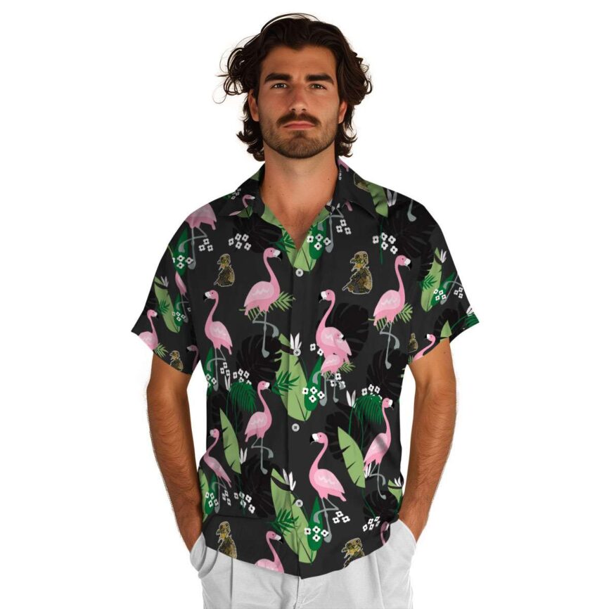 Tactical Tropical Flamingo Hawaiian Shirt New Arrival