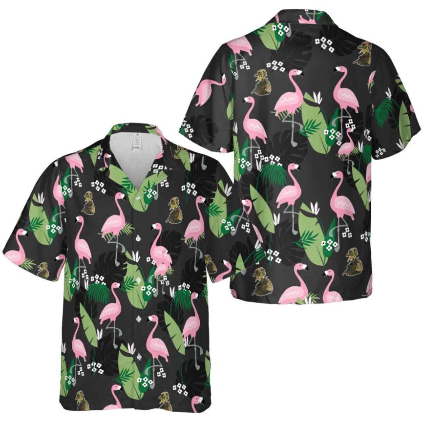 Tactical Tropical Flamingo Hawaiian Shirt Premium grade