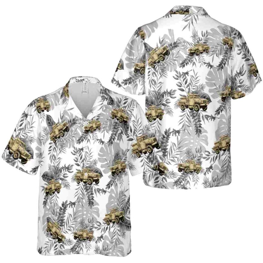 Tactical Tropical Fronds Hawaiian Shirt Premium grade