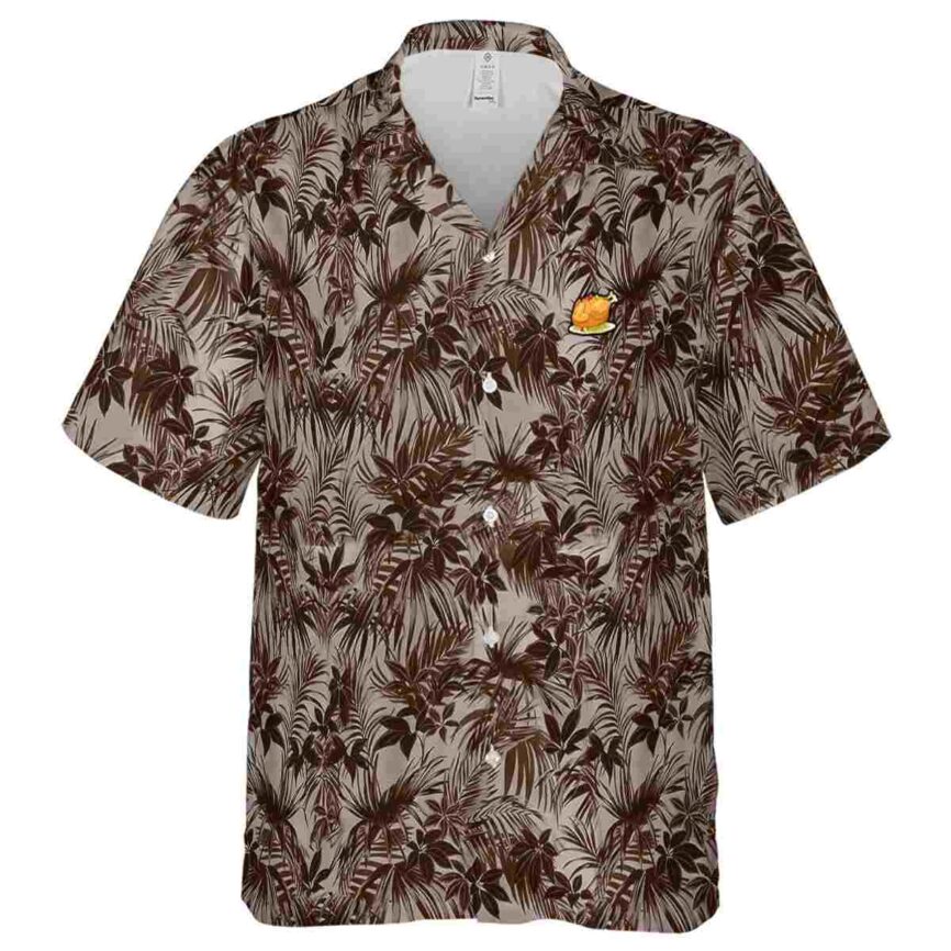 Thanksgiving Foliage Print Hawaiian Shirt Fashion forward