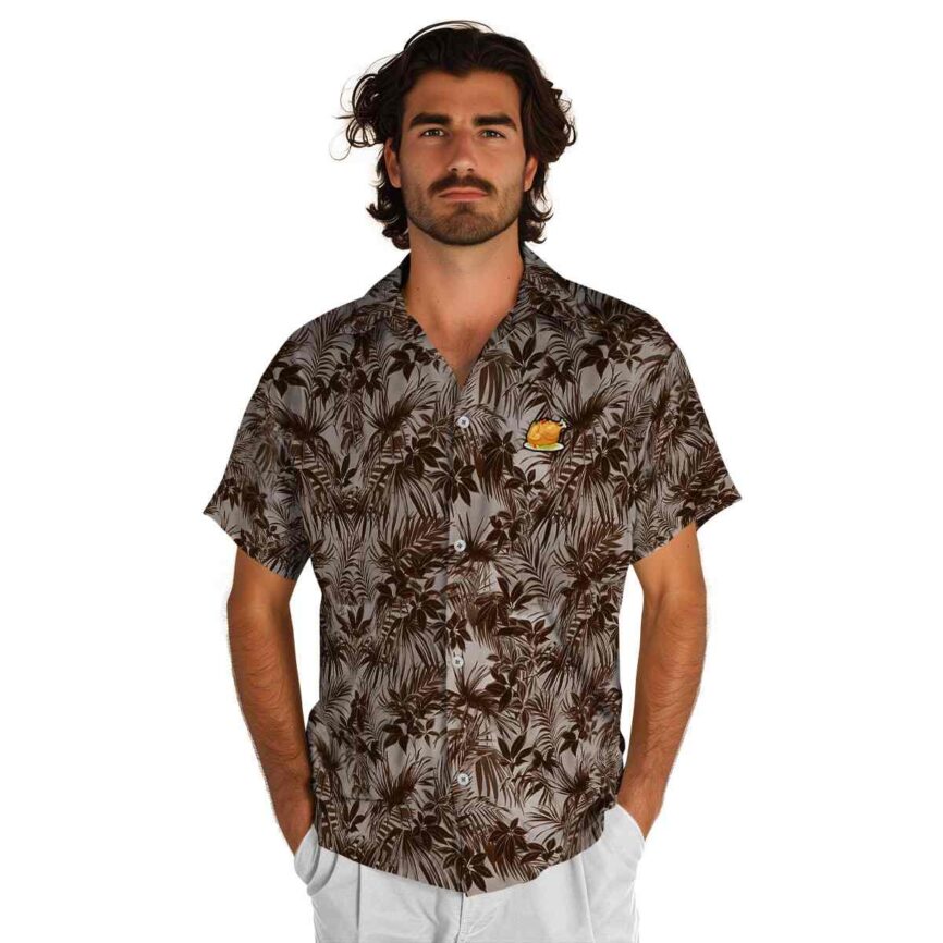 Thanksgiving Foliage Print Hawaiian Shirt New Arrival