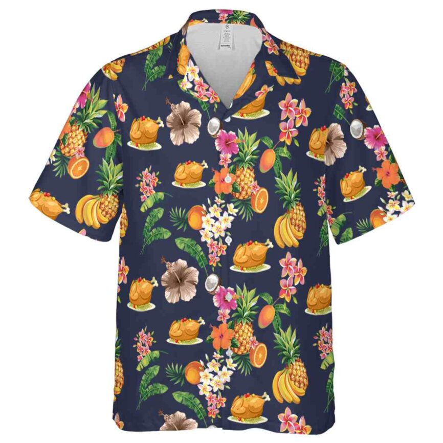 Thanksgiving Fruit Pattern Hawaiian Shirt Fashion forward
