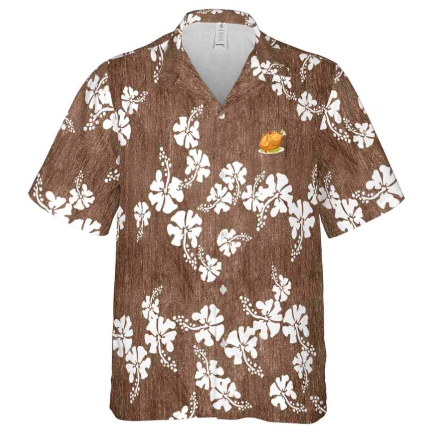 Thanksgiving Hibiscus Blossom Hawaiian Shirt Fashion forward
