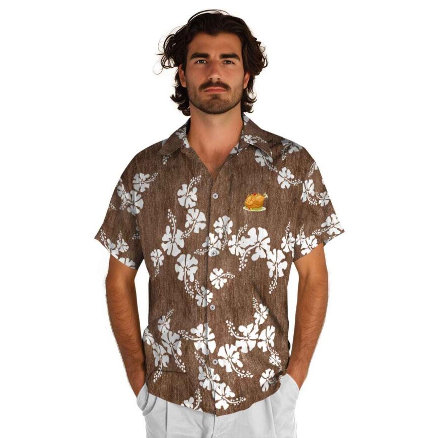 Thanksgiving Hibiscus Blossom Hawaiian Shirt New Arrival