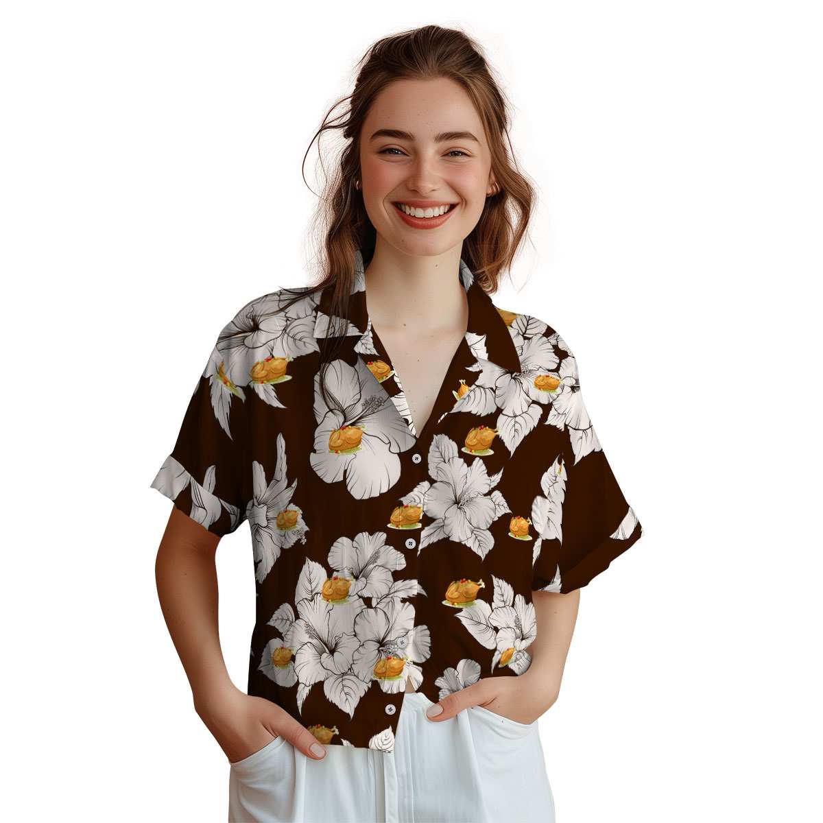 Thanksgiving Hibiscus Flower Hawaiian Shirt Top rated Thanksgiving Hibiscus Flower Hawaiian Shirt Top rated