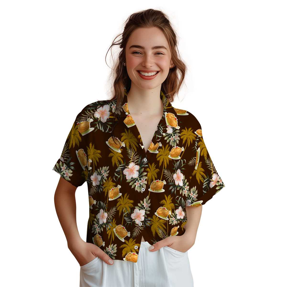 Thanksgiving Hibiscus Palm Hawaiian Shirt Top rated Thanksgiving Hibiscus Palm Hawaiian Shirt Top rated