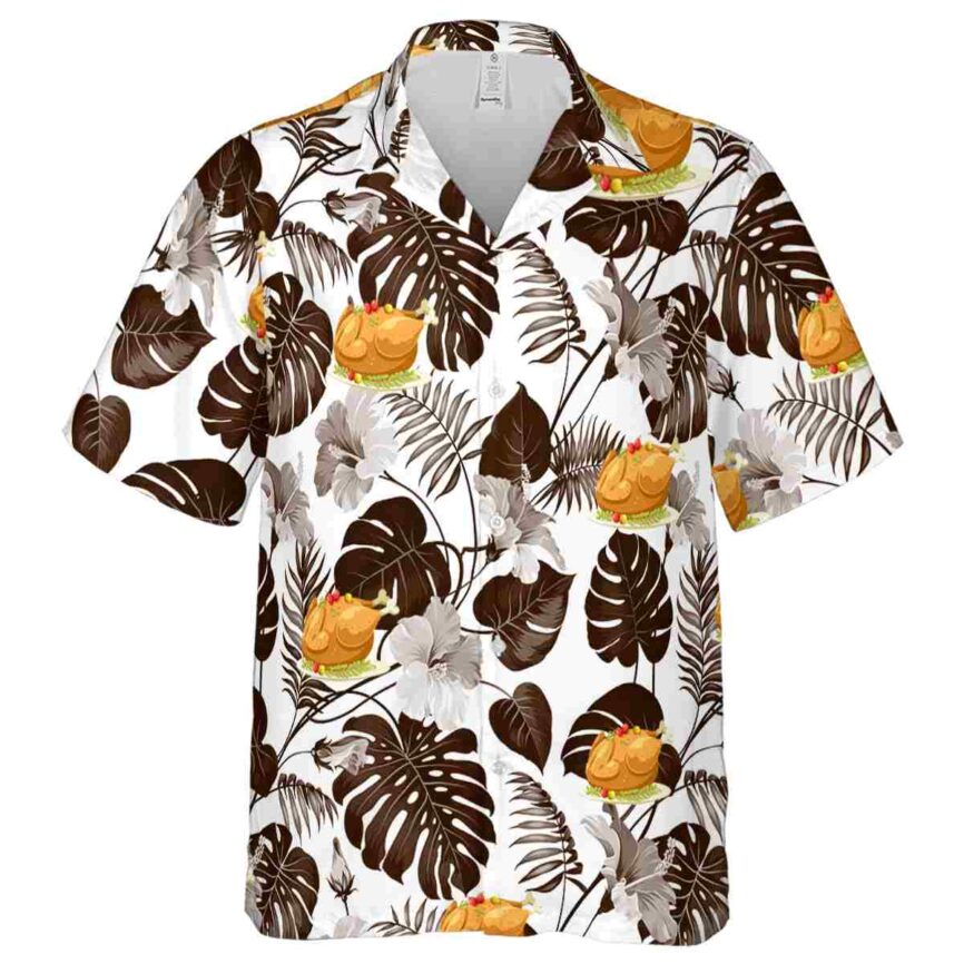 Thanksgiving Leaf Pattern Hawaiian Shirt Fashion forward