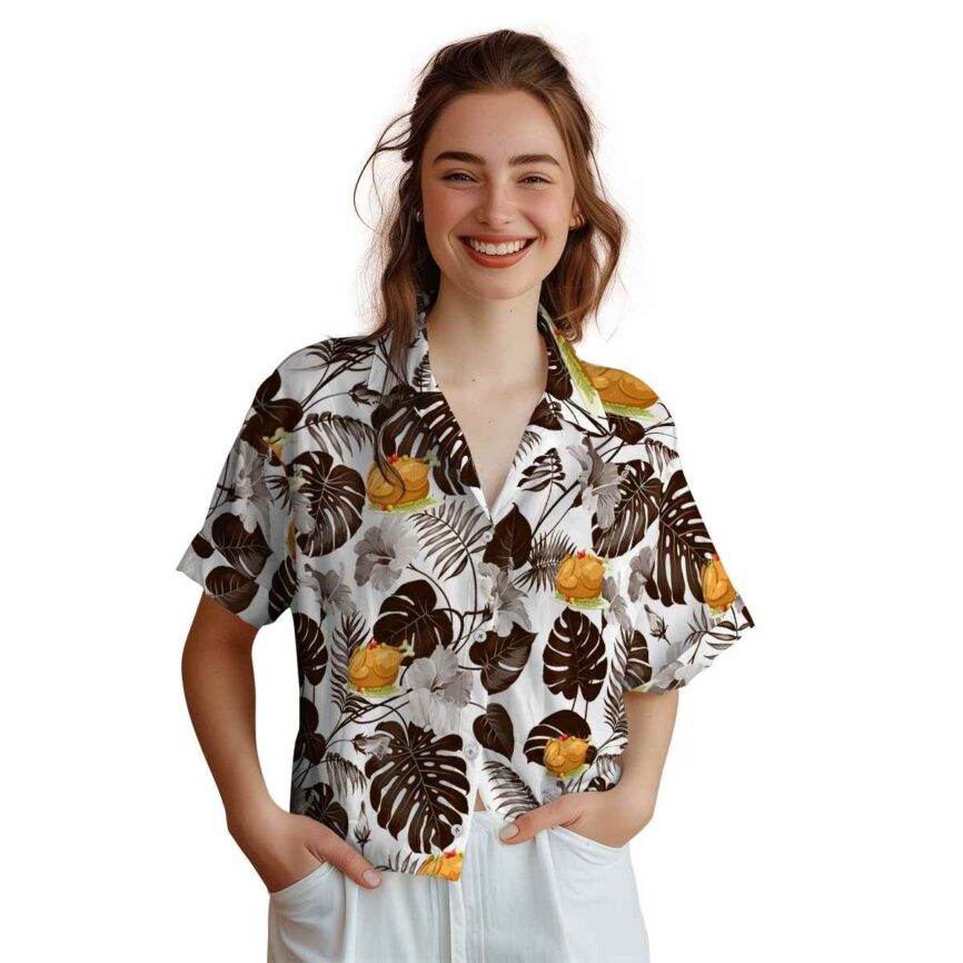 Thanksgiving Leaf Pattern Hawaiian Shirt Top rated