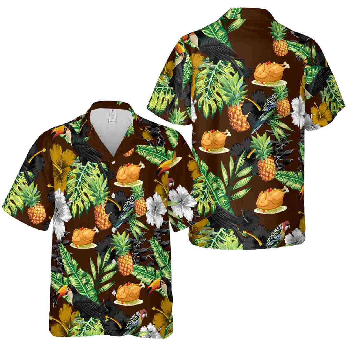 Thanksgiving Leafy Toucan Hawaiian Shirt Premium grade Thanksgiving Leafy Toucan Hawaiian Shirt Premium grade