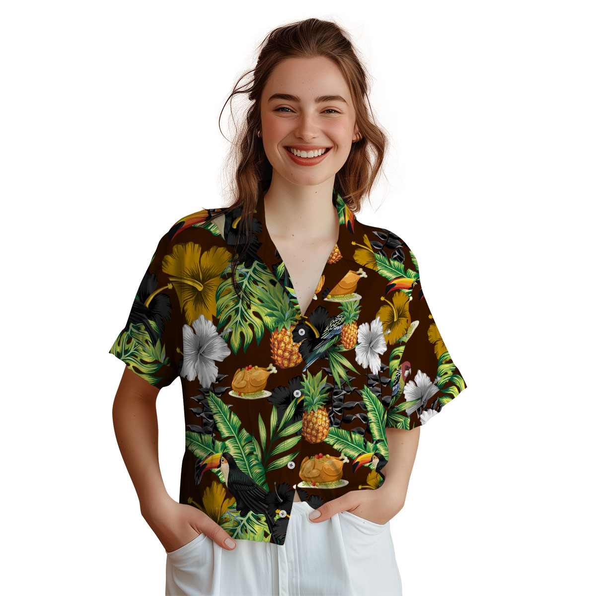 Thanksgiving Leafy Toucan Hawaiian Shirt Top rated Thanksgiving Leafy Toucan Hawaiian Shirt Top rated