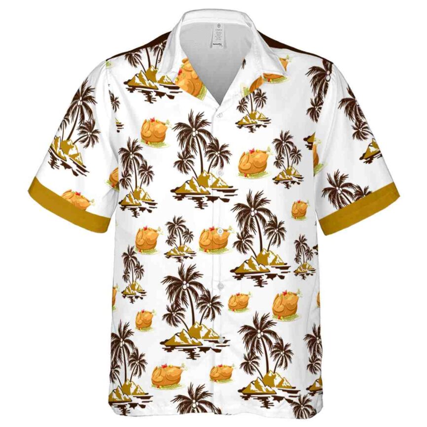 Thanksgiving Palm Island Graphic Hawaiian Shirt Fashion forward