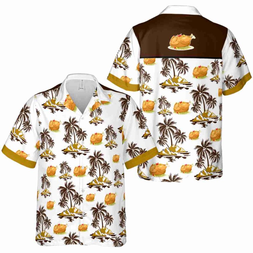 Thanksgiving Palm Island Graphic Hawaiian Shirt Premium grade