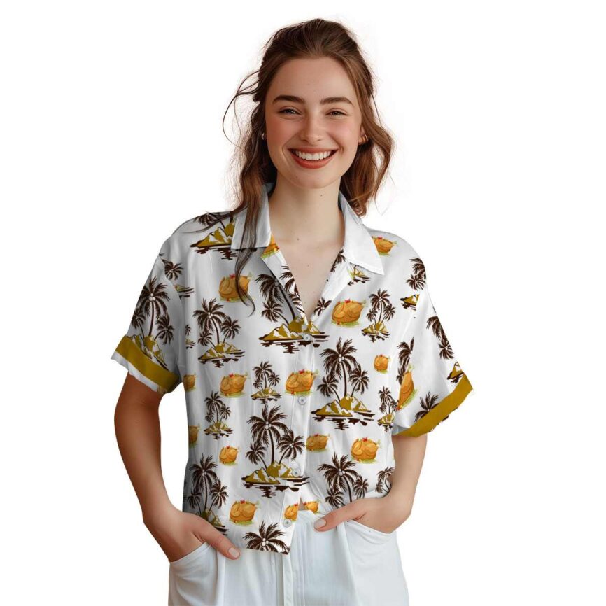 Thanksgiving Palm Island Graphic Hawaiian Shirt Top rated