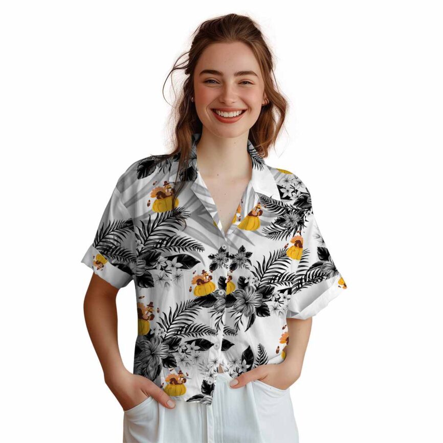 Thanksgiving Tropical Blossom Hawaiian Shirt Top rated