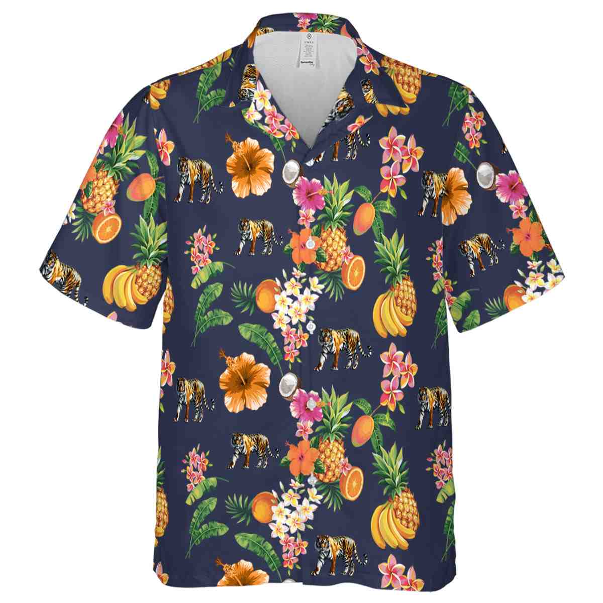 Tiger Fruit Pattern Hawaiian Shirt Fashion forward Tiger Fruit Pattern Hawaiian Shirt Fashion forward