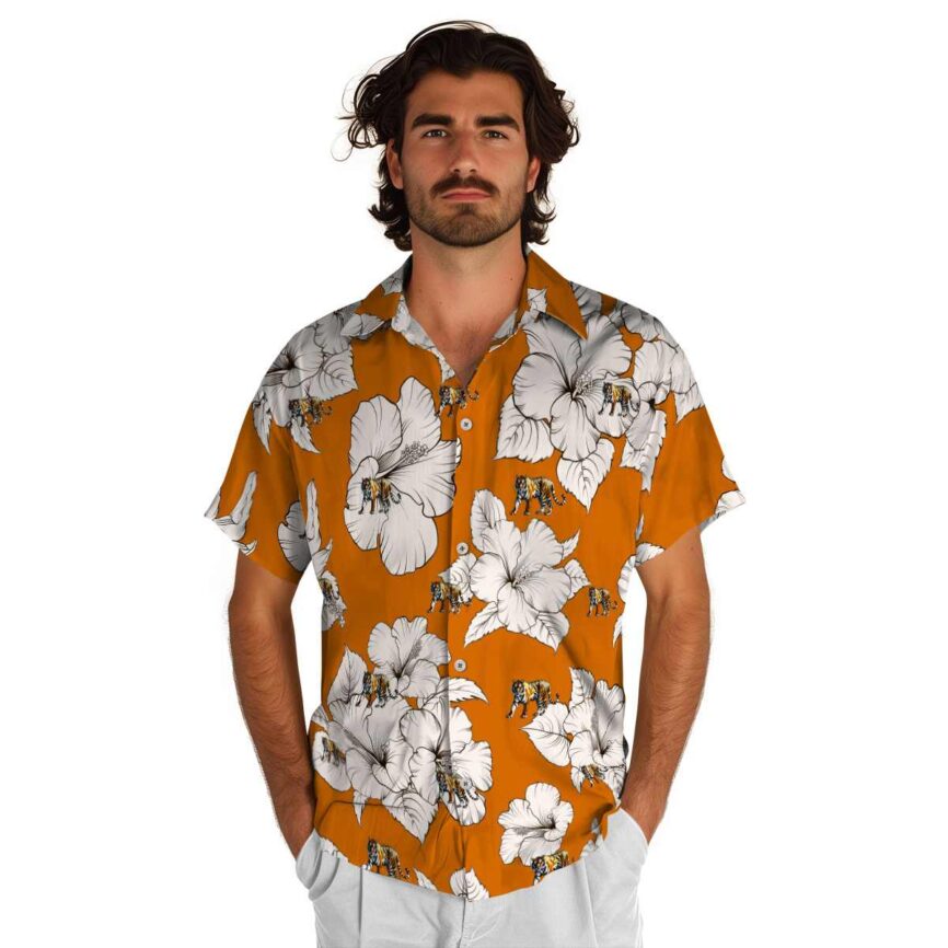 Tiger Hibiscus Flower Hawaiian Shirt New Arrival