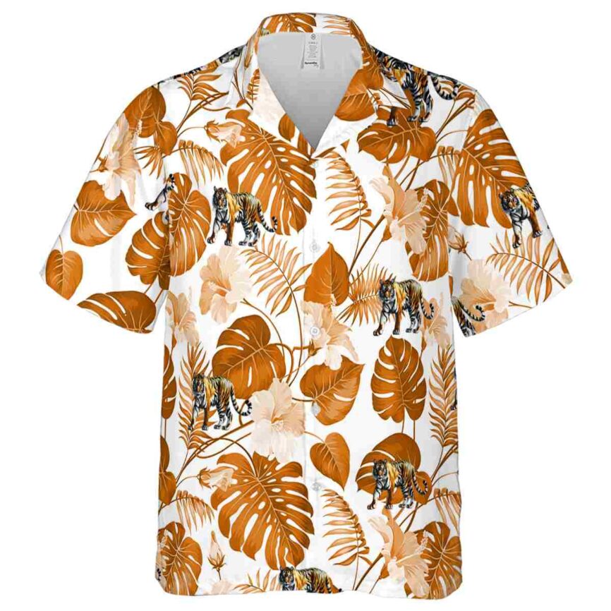 Tiger Leaf Pattern Hawaiian Shirt Fashion forward