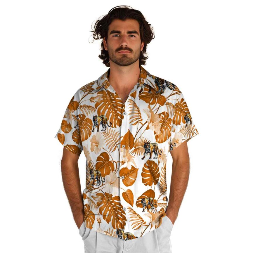 Tiger Leaf Pattern Hawaiian Shirt New Arrival