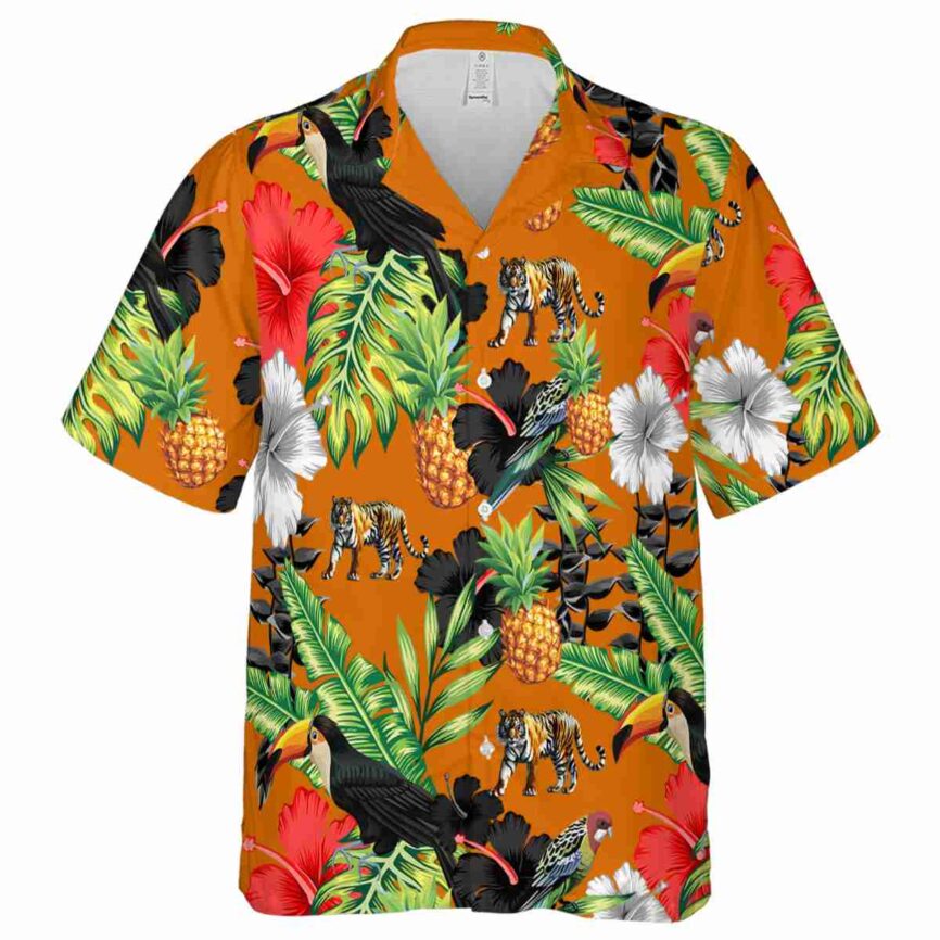 Tiger Leafy Toucan Hawaiian Shirt Fashion forward