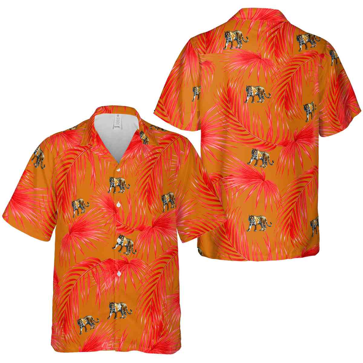 Tiger Palm Frond Hawaiian Shirt Premium grade Tiger Palm Frond Hawaiian Shirt Premium grade