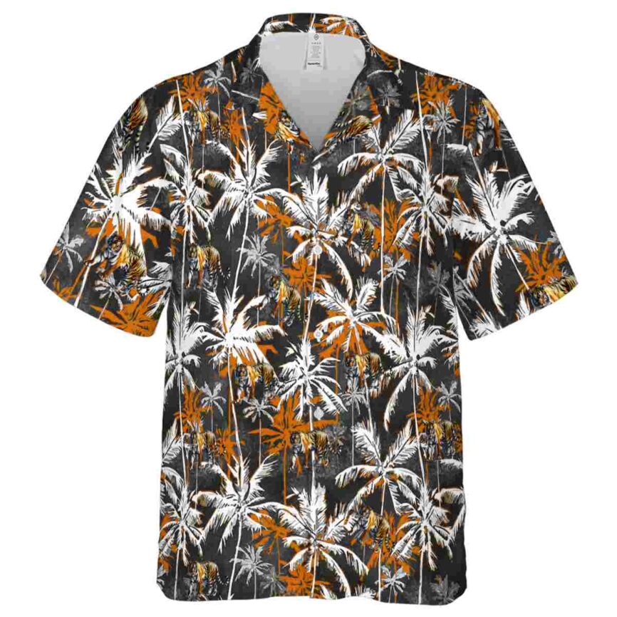 Tiger Palm Themed Hawaiian Shirt Fashion forward