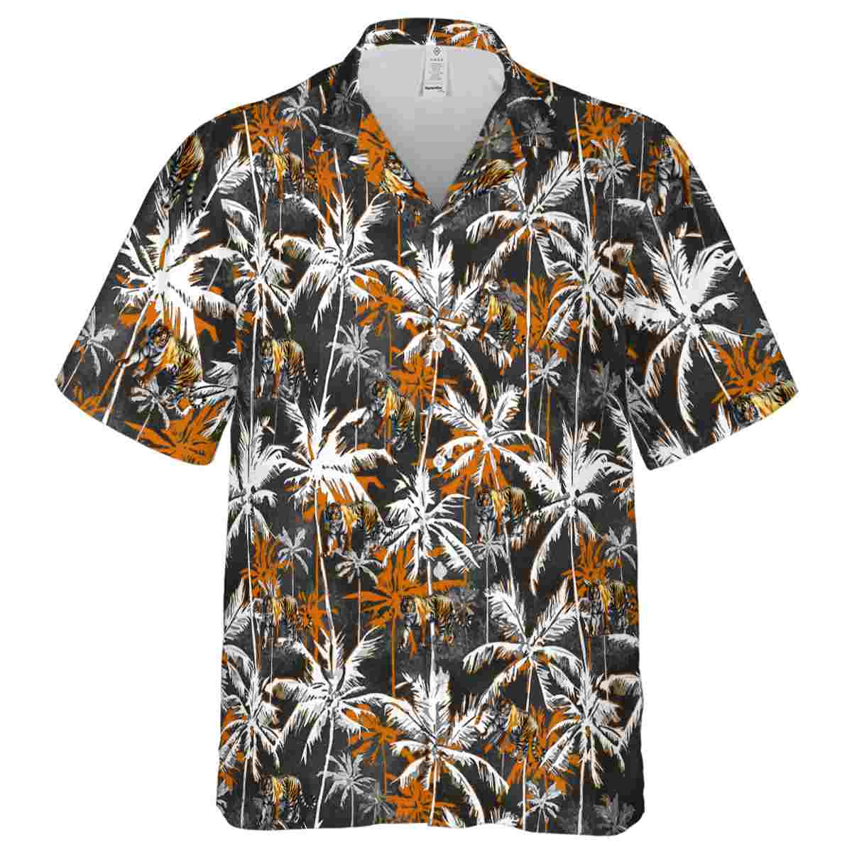 Tiger Palm Themed Hawaiian Shirt Fashion forward Tiger Palm Themed Hawaiian Shirt Fashion forward