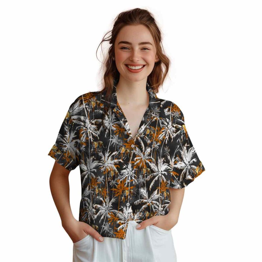 Tiger Palm Themed Hawaiian Shirt Top rated