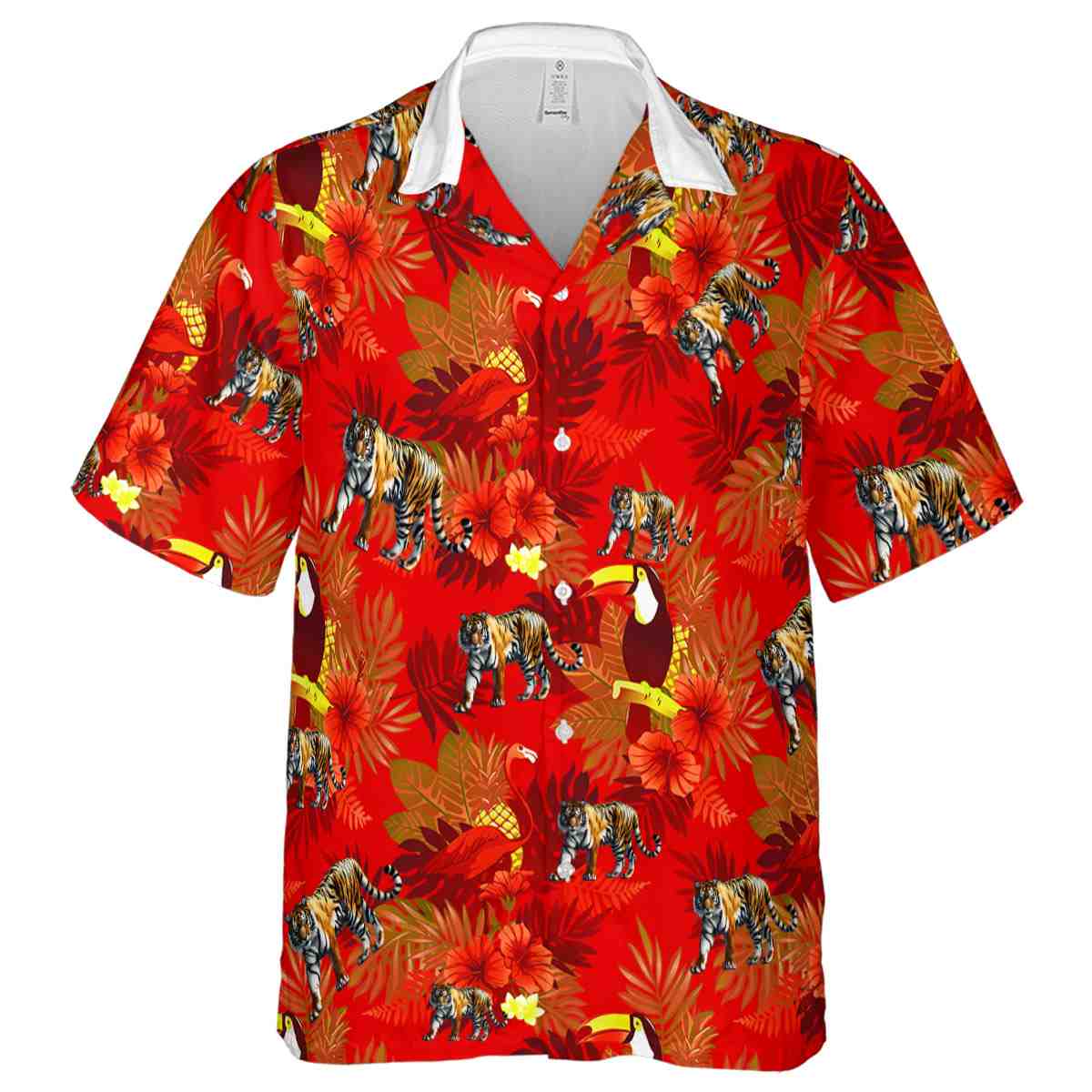 Tiger Tropical Bird Hawaiian Shirt Fashion forward Tiger Tropical Bird Hawaiian Shirt Fashion forward