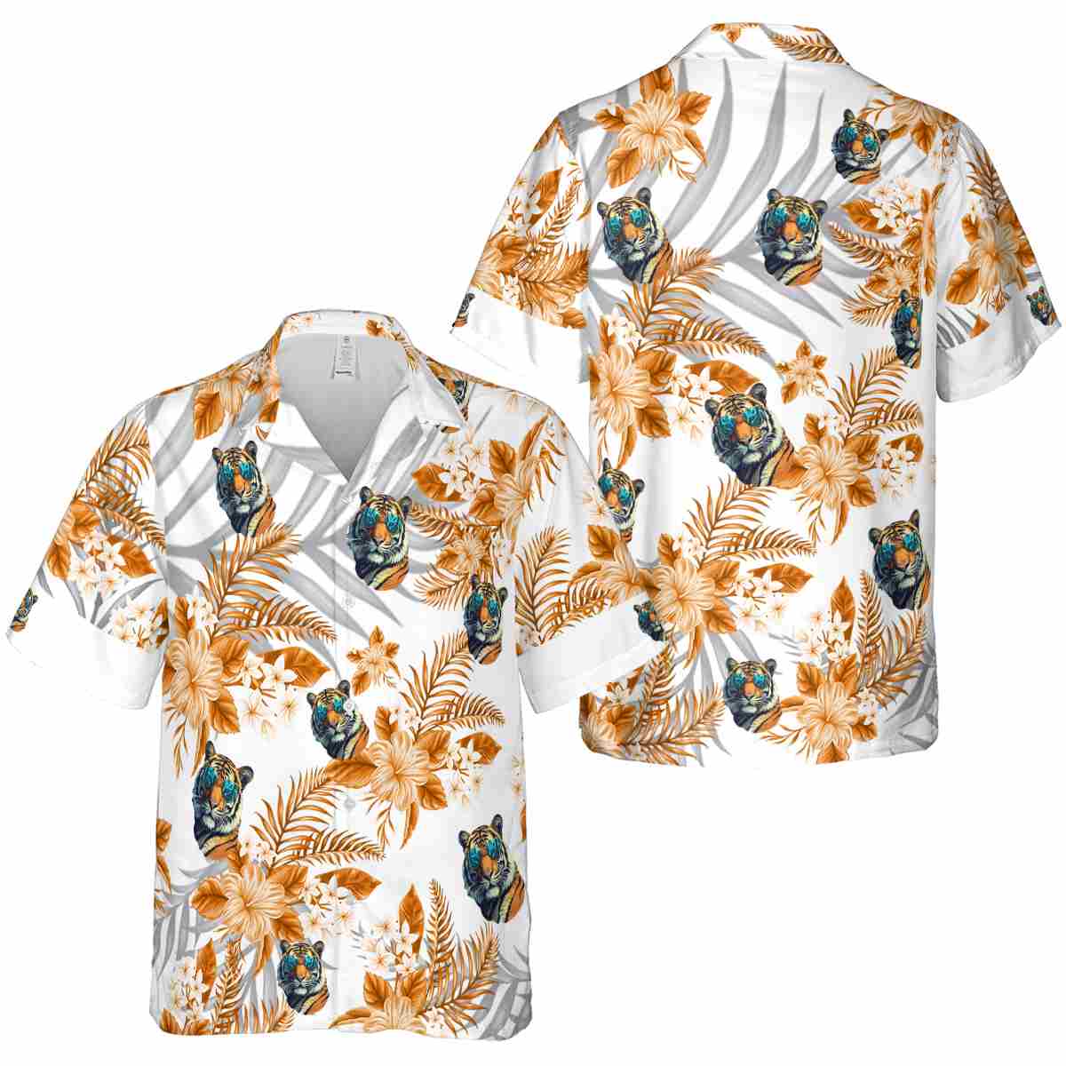 Tiger Tropical Blossom Hawaiian Shirt Premium grade Tiger Tropical Blossom Hawaiian Shirt Premium grade