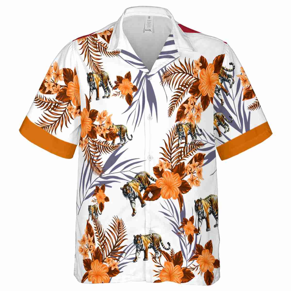 Tiger US Flag Floral Hawaiian Shirt Fashion forward Tiger US Flag Floral Hawaiian Shirt Fashion forward