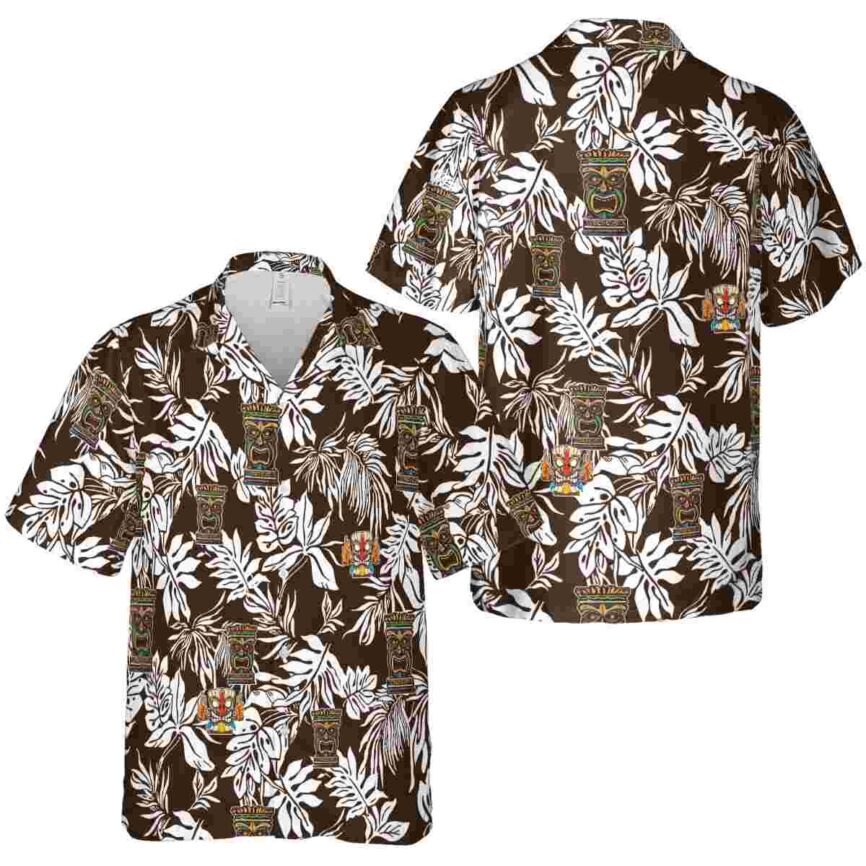 Tiki Bold Foliage Hawaiian Shirt Premium grade
