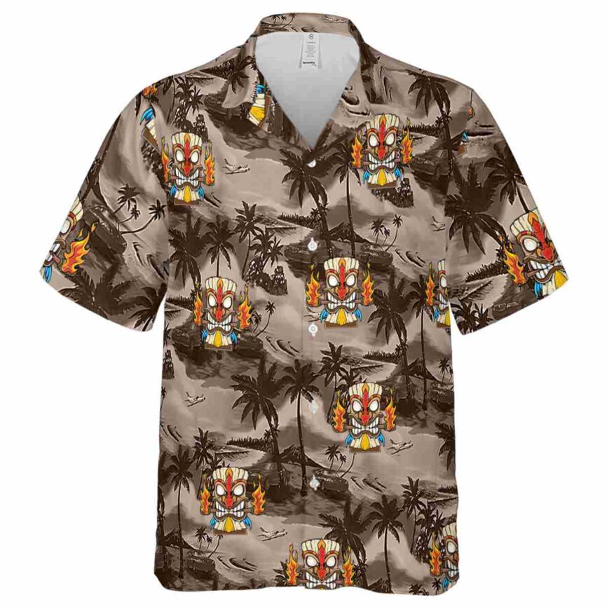 Tiki Island Beach Hawaiian Shirt Fashion forward