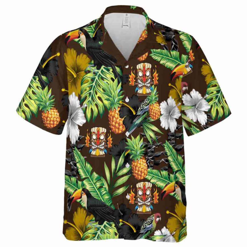 Tiki Leafy Toucan Hawaiian Shirt Fashion forward