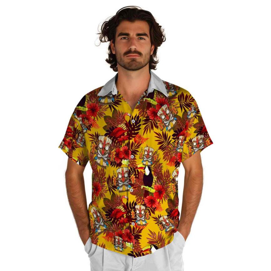 Tiki Tropical Bird Hawaiian Shirt New Arrival