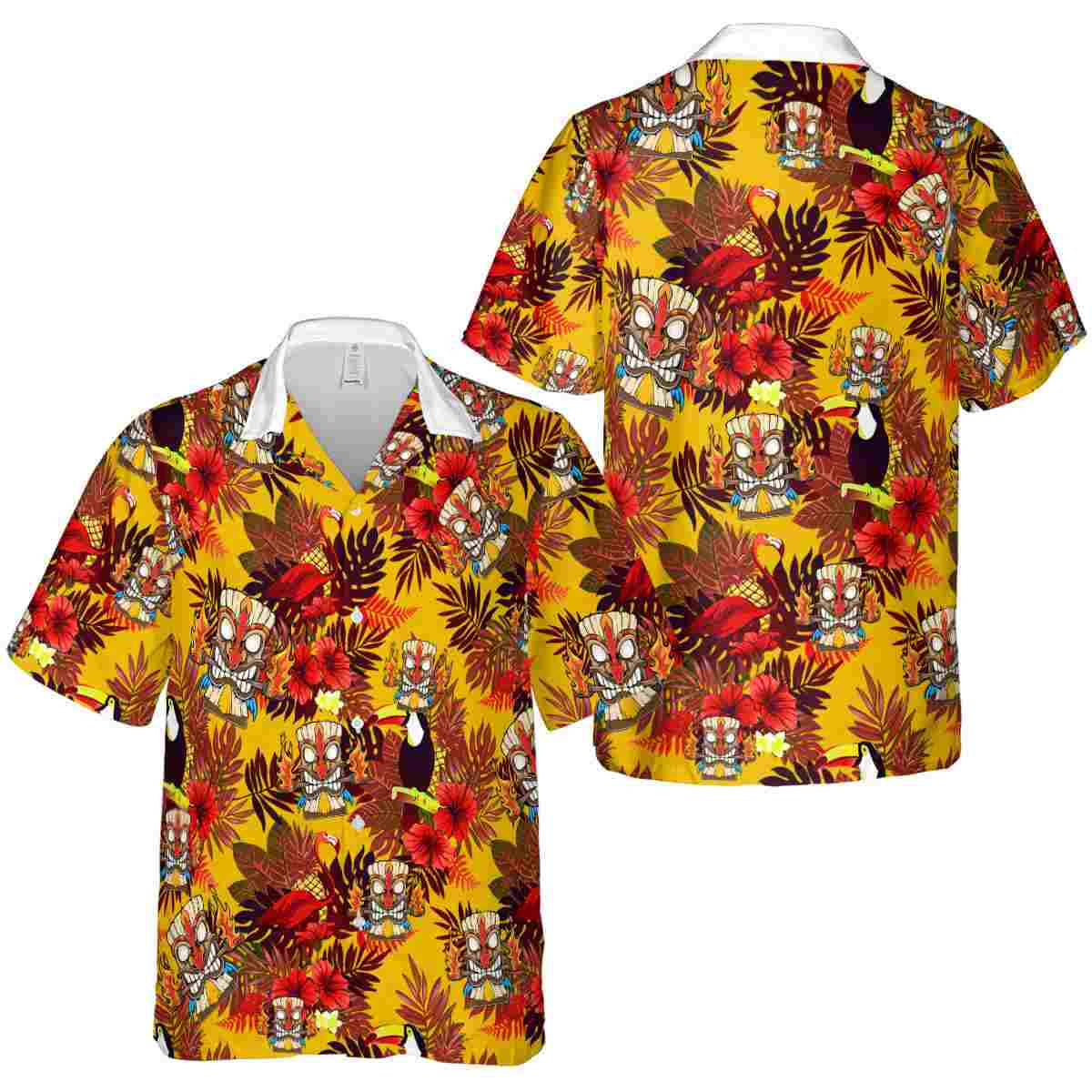 Tiki Tropical Bird Hawaiian Shirt Premium grade Tiki Tropical Bird Hawaiian Shirt Premium grade