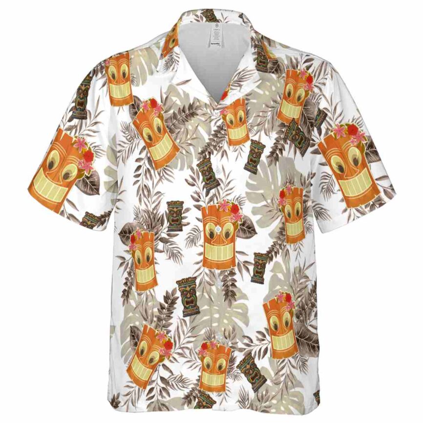 Tiki Tropical Fronds Hawaiian Shirt Fashion forward