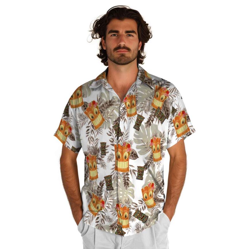 Tiki Tropical Fronds Hawaiian Shirt New Arrival