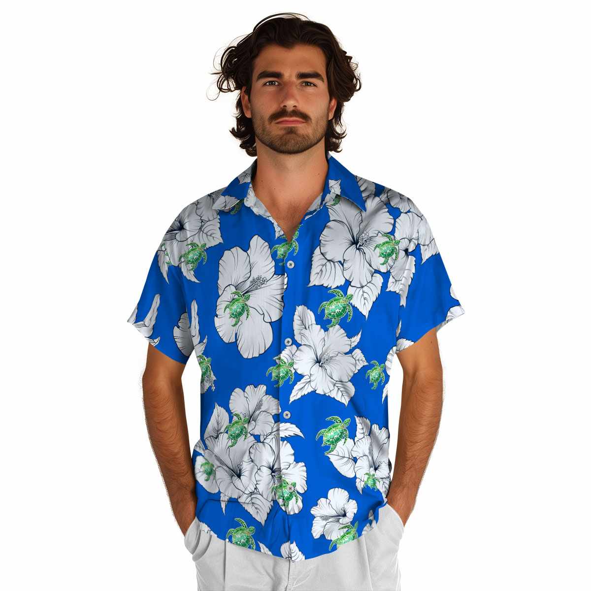 Tribal Hibiscus Flower Hawaiian Shirt New Arrival Tribal Hibiscus Flower Hawaiian Shirt New Arrival