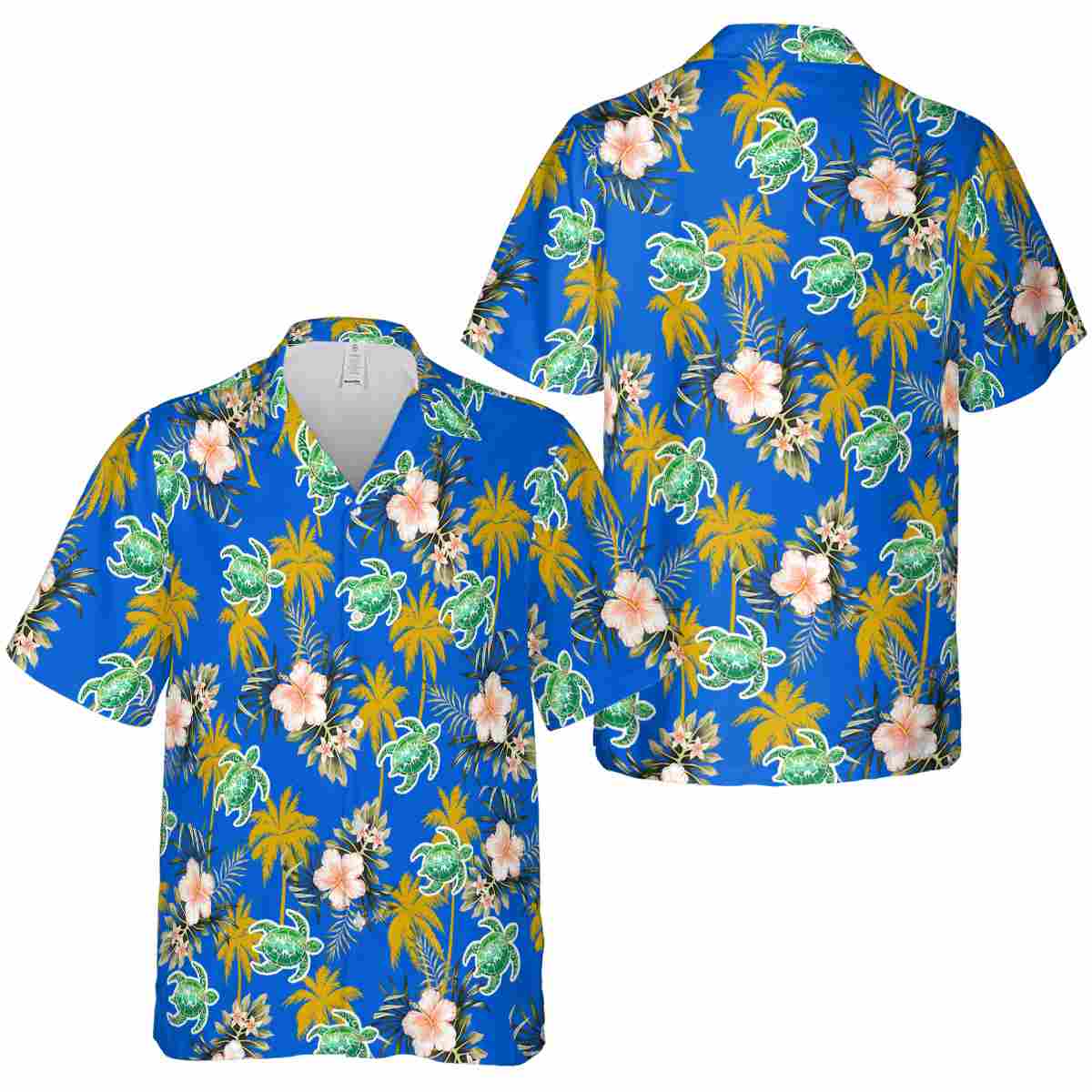 Tribal Hibiscus Palm Hawaiian Shirt Premium grade Tribal Hibiscus Palm Hawaiian Shirt Premium grade