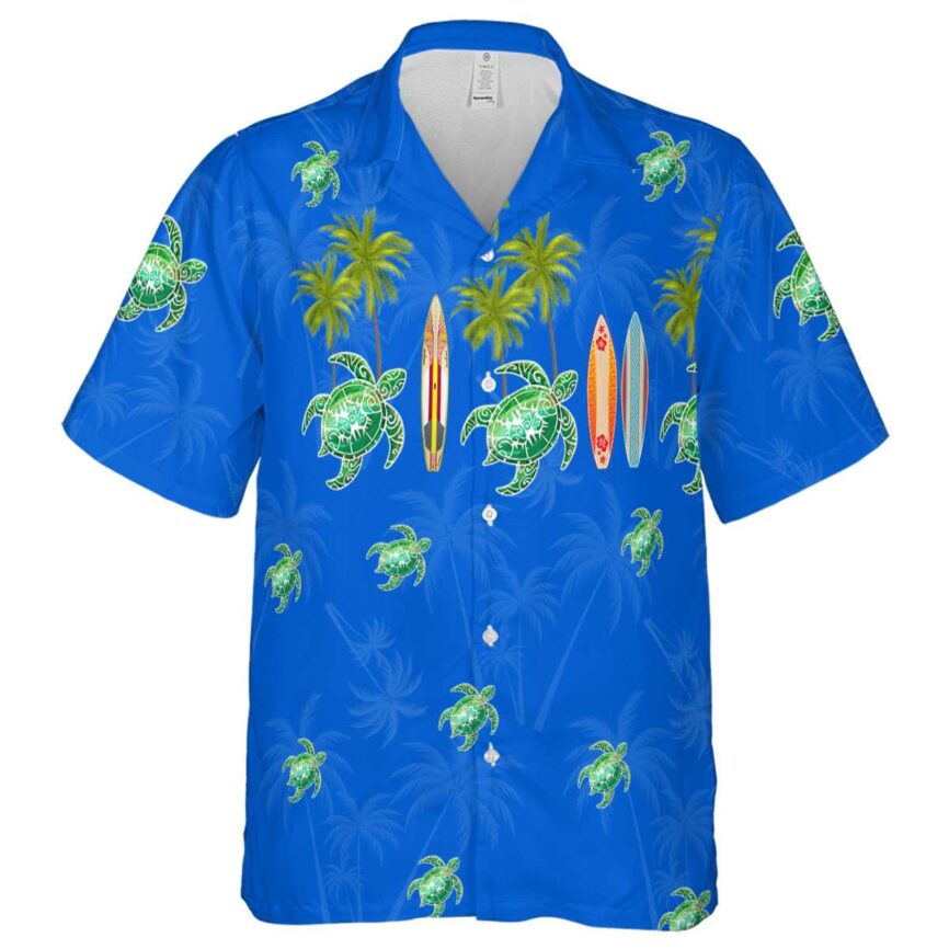 Tribal Island Theme Hawaiian Shirt Fashion forward